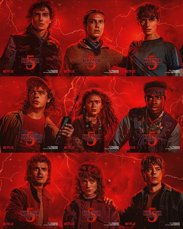 Stranger Things 5 Character Posters: Ready for The Final Battle
