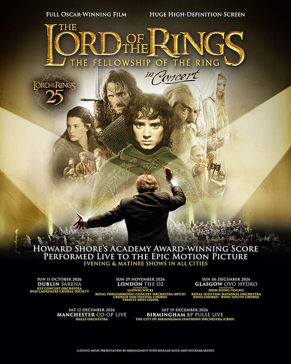The Lord of the Rings: The Fellowship of the Ring UK Concert Revealed
