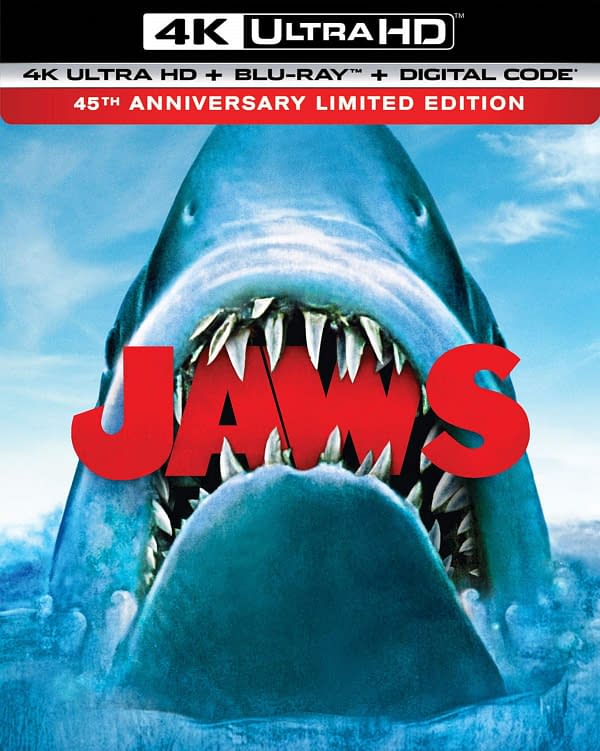 How would you like to own Jaws on Blu-ray? Courtesy of Universal Pictures.