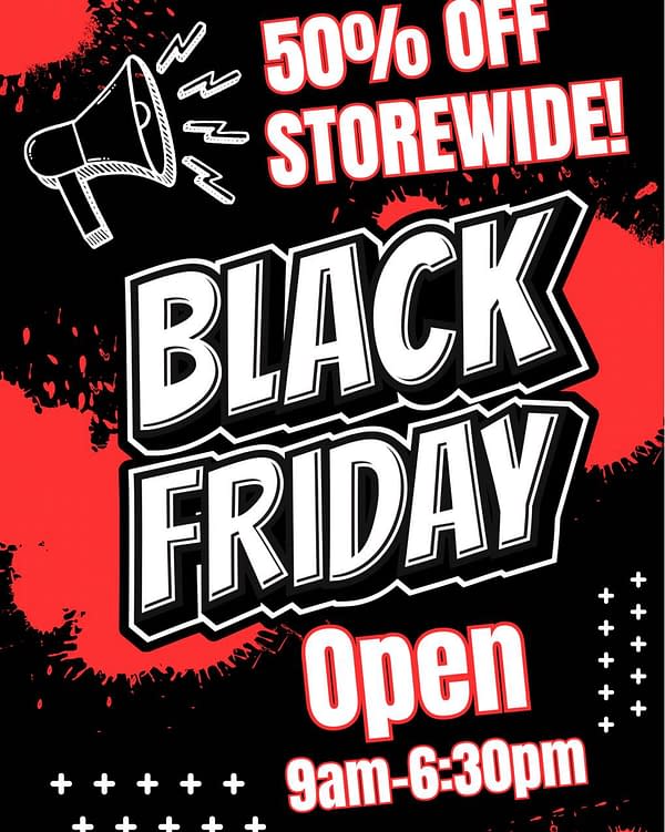 XX Comic Book Stores Doing Black Friday Sales Today