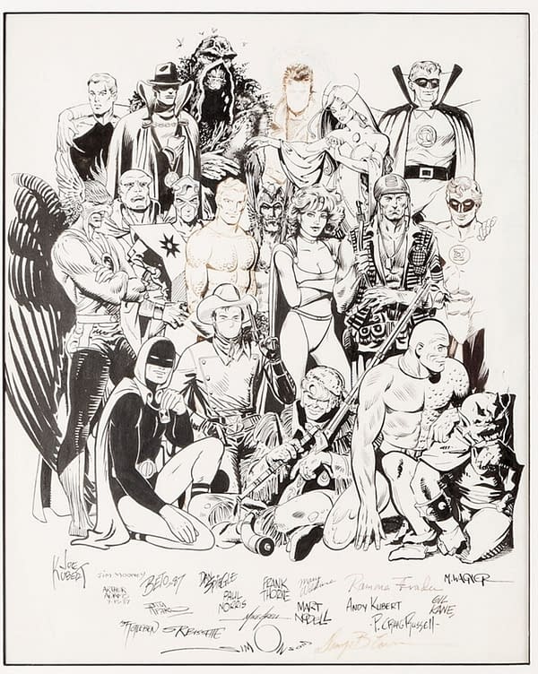 The History Of DC Original Artwork At Auction - Kirby, Kane, Kubert +
