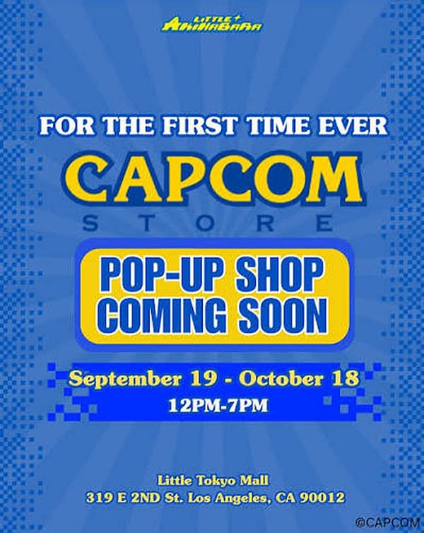 Capcom Will Launch a New Pop-Up Store in Los Angeles