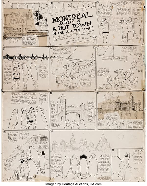 Winsor McCay Little Nemo/Rarebit Fiends Original Artwork at Auction