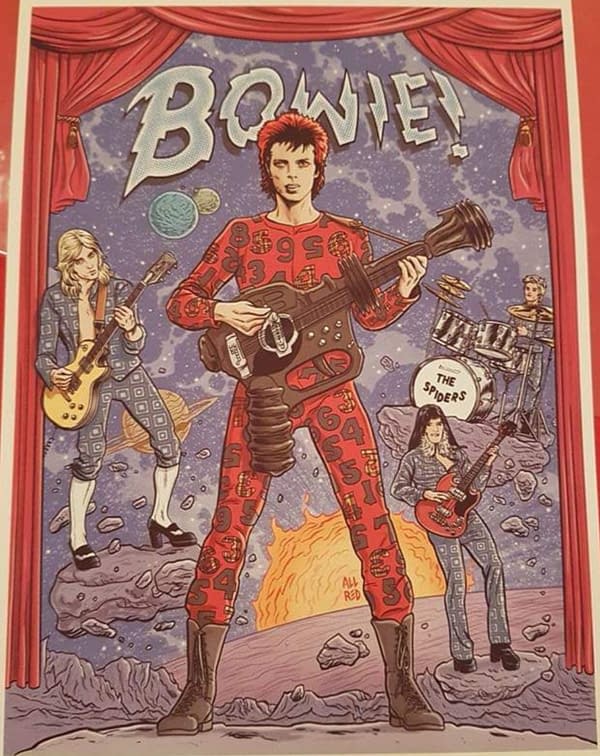 Comic Stores Get Exclusive Cover for Michael Allred's David Bowie Graphic Memoir - 9 Page Preview