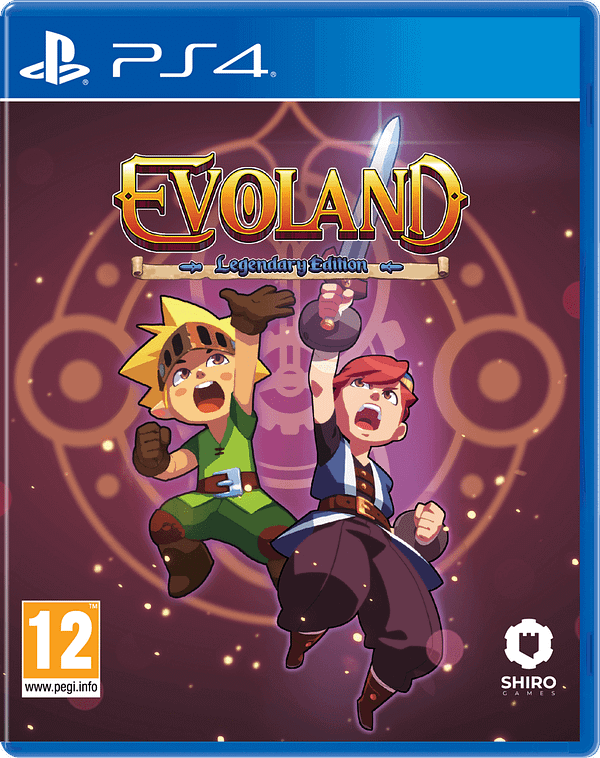 A look at the box for Evoland: Legendary Edition on PS4.