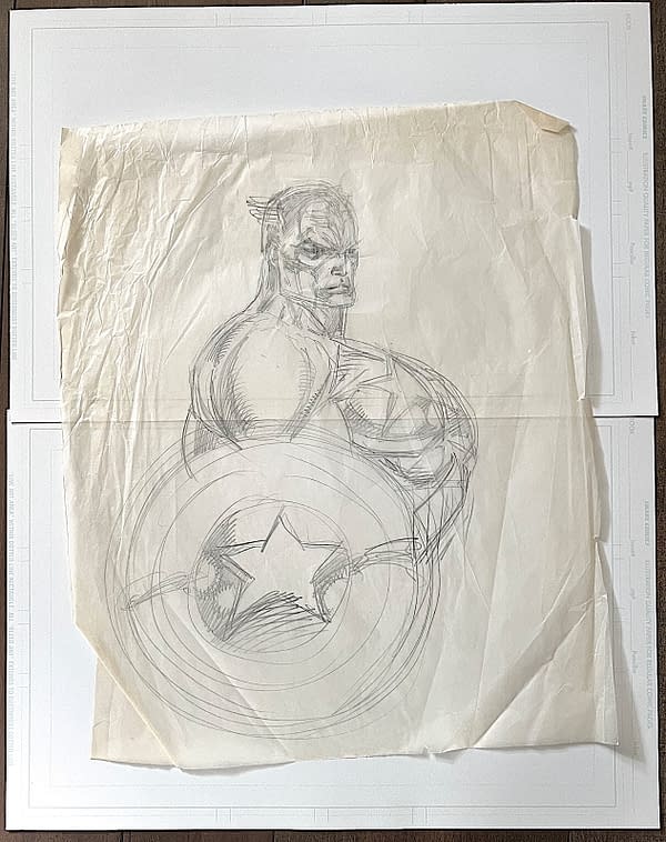 Rob Liefeld's Captain America Art Sells For Breast Price Of $132,000