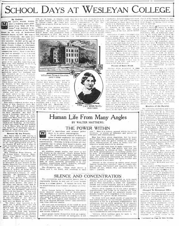Lev Gleason family history from The Cincinnati Enquirer, May 22, 1921. Clipping via Newspapers.com.