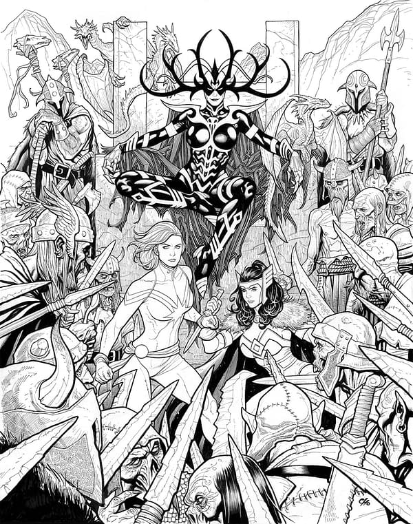 Frank Cho's Cover to War Of The Realms #1 &#8211; As Stores Given One More Week to Order It