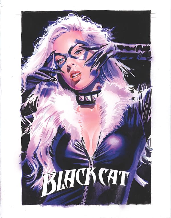 Mike Mayhew on the Making of His Black Cat Exclusive Cover