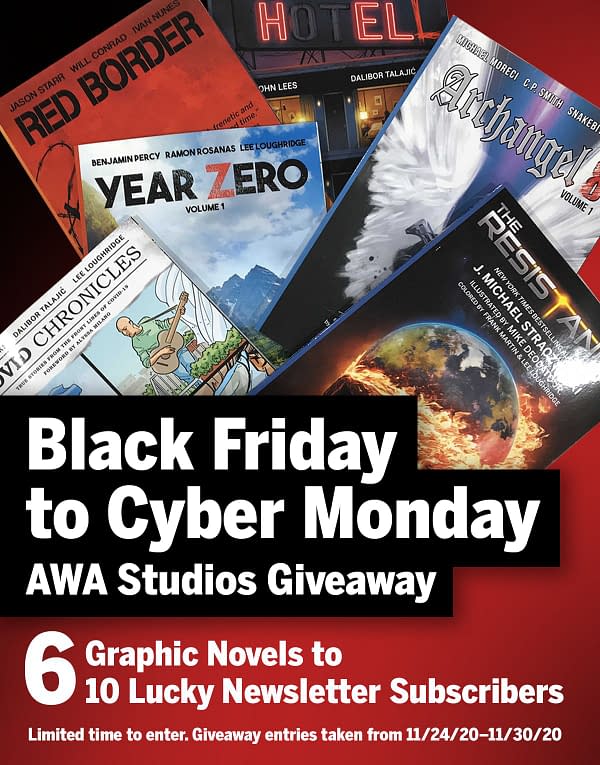 AWA Upshot Studios Offers Thanksgiving Graphic Novel Giveaway