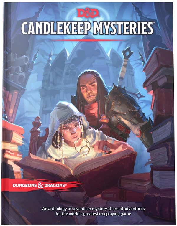 A look at the cover of Candlekeep Mysteries, courtesy of Wizards of the Coast.