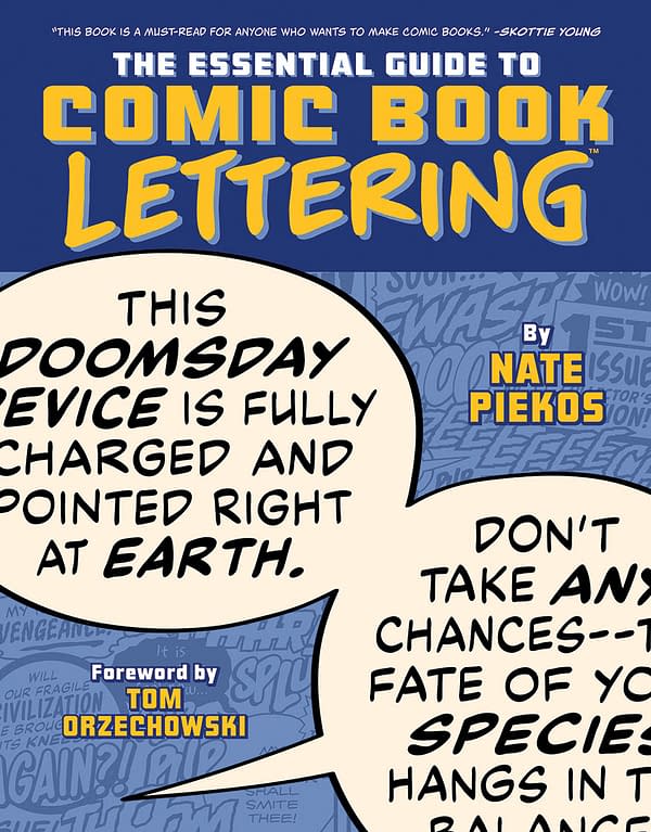 The cover to The Essential Guide to Comic Book Lettering