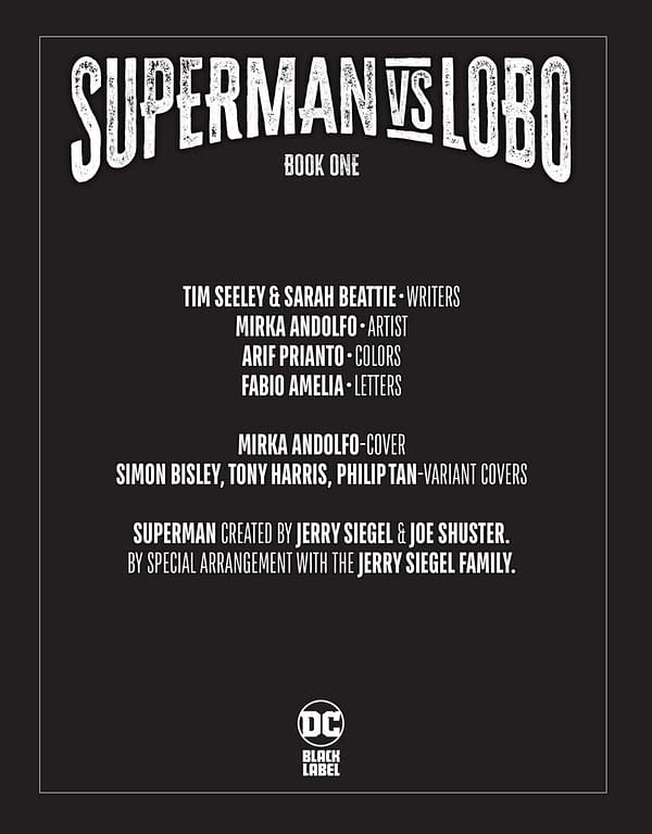 First Look at Superman vs. Lobo, a Black Label Comic Not About Batman