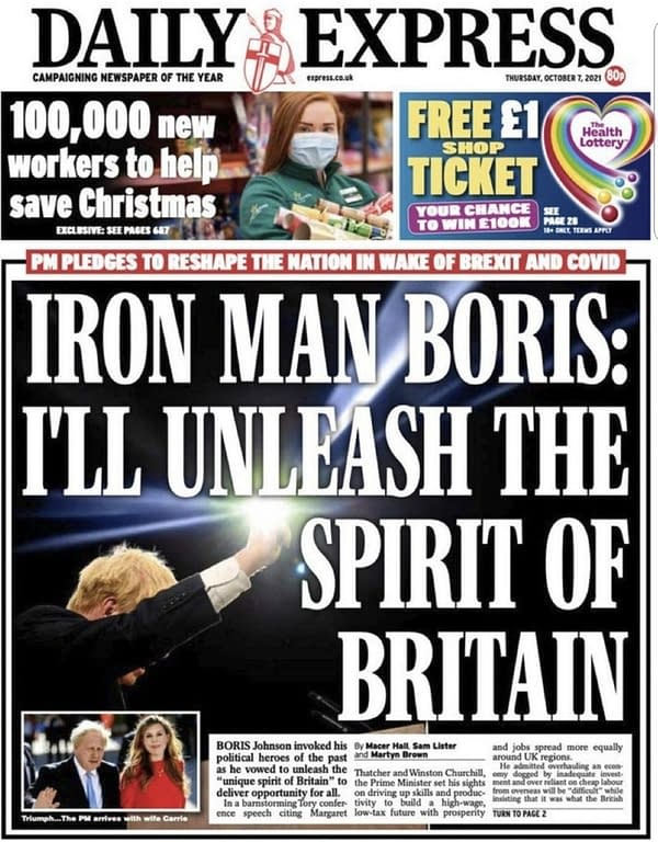 Prime Minister Boris Johnson - From Hulk To Iron Man?