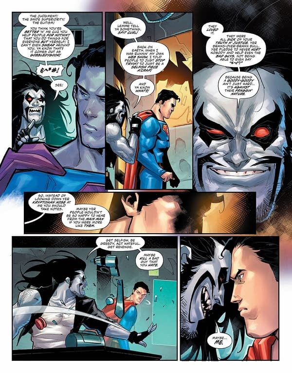 Interior preview page from Superman vs. Lobo #3