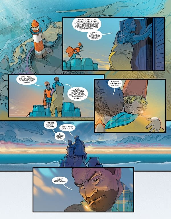 Interior preview page from Aquaman: Andromeda #3