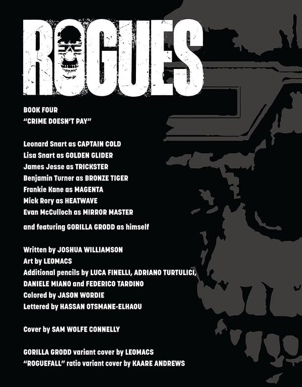Interior preview page from Rogues #4