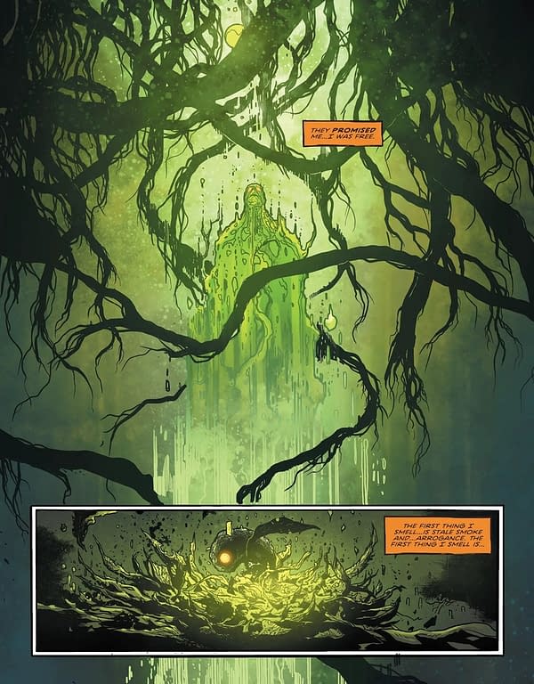 Interior preview page from Swamp Thing: Green Hell #2
