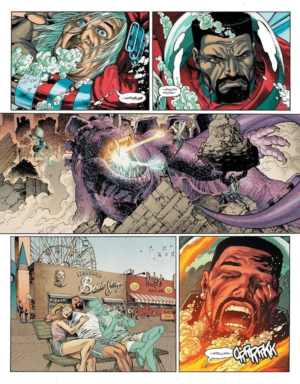Interior preview page from Waller vs Wildstorm #3