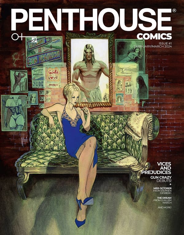 Penthouse Comics cover by Guillem March