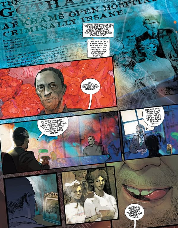 Interior preview page from Batman: City of Madness #3