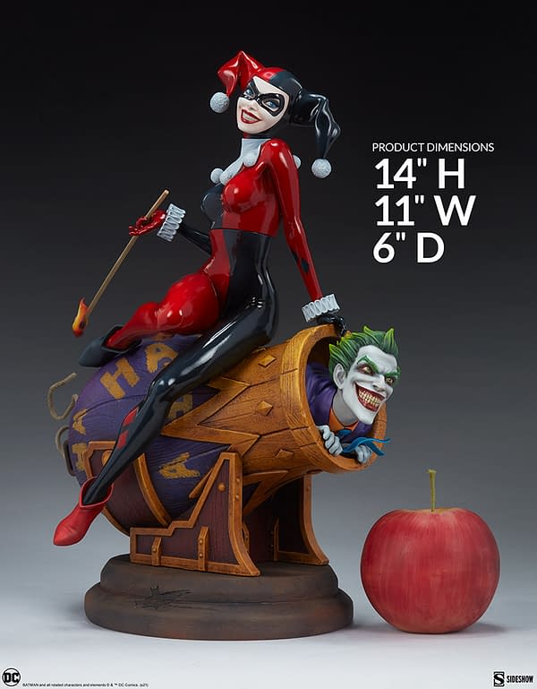 Harley Quinn and Joker Take To The Stage With New Sideshow Diorama