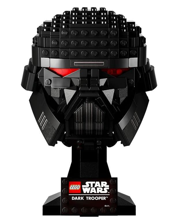 Build A Star Wars Dark Trooper Helmet as LEGO's Newest Set