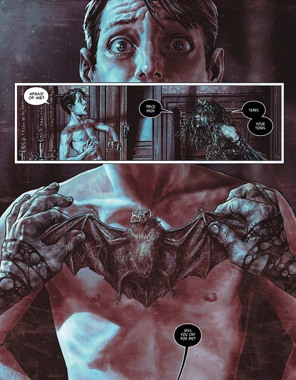 One Page Preview of Batman Damned #2 by Brian Azzarello and Lee Bermejo