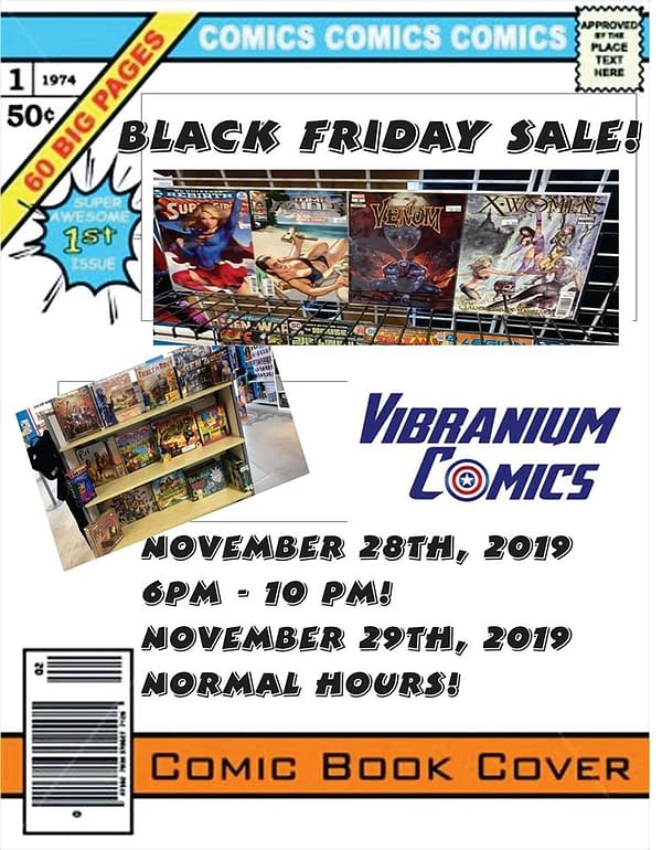 150 Comic Shops Running Black Friday Events Today…