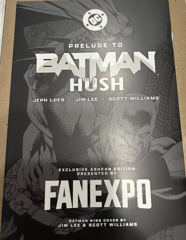 Batman: Hush 2 Prelude for MegaCon Booms On eBay