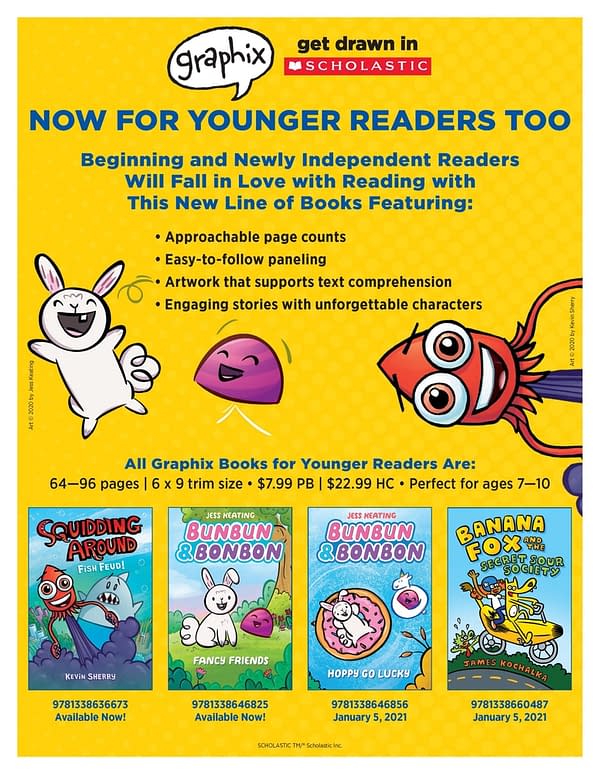 Scholastic Graphix Expands to Draw Younger Readers