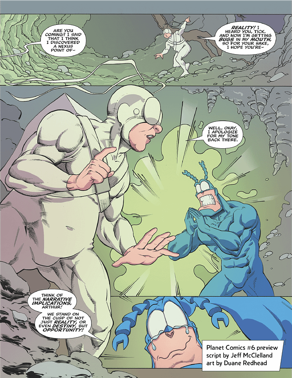 The Tick Returns to Comics in Planet Comics #6 from Wagon Wheel Comics