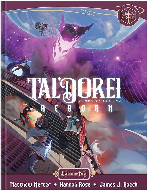 A look at the cover of Tal'Dorei Campaign Setting Reborn., courtesy of Darrington Press.