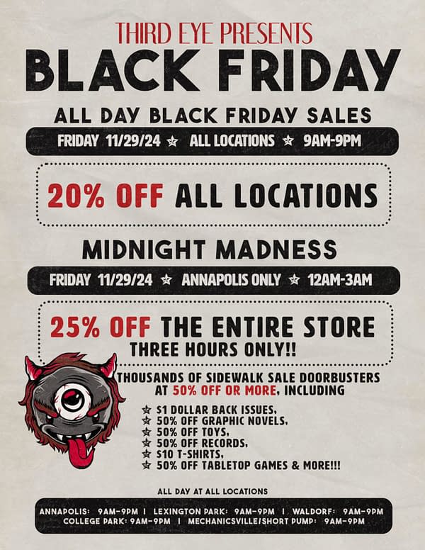 Black Friday Comic Shops