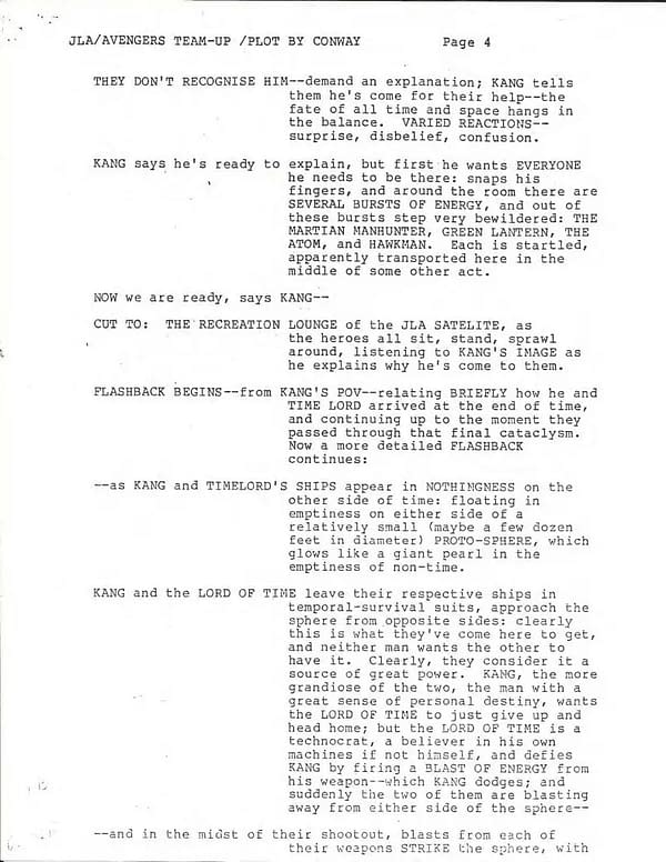 "The Plot Need Not Be The Best Possible"  Grant Morrison