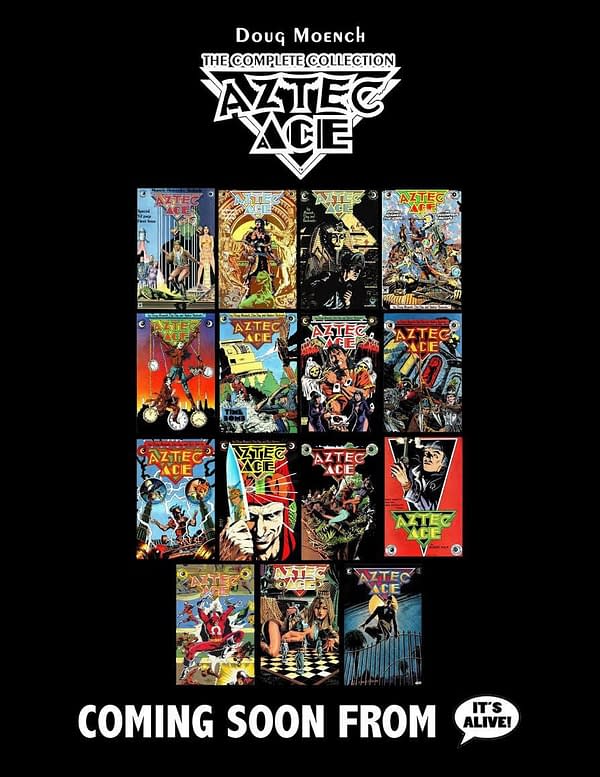 Doug Moench's Aztec Ace Collected for the First Time by It's Alive! on Kickstarter