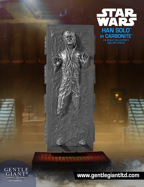 Star Wars Gentle Giant Han Solo in Carbonite 1