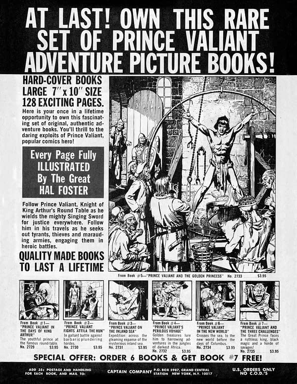 Creepy Back Issues, Conan Novels, and More Great 1970s Comic Ads from Vampirella #1 Replica Edition