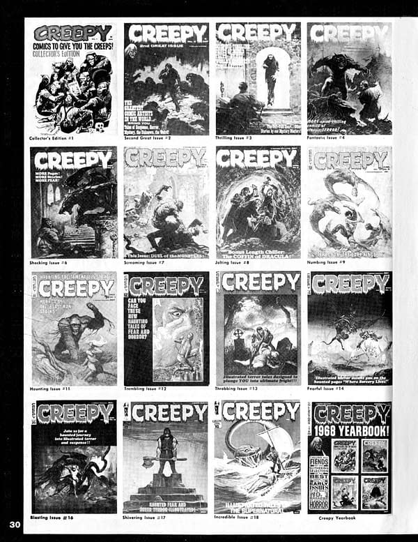 Creepy Back Issues, Conan Novels, and More Great 1970s Comic Ads from Vampirella #1 Replica Edition