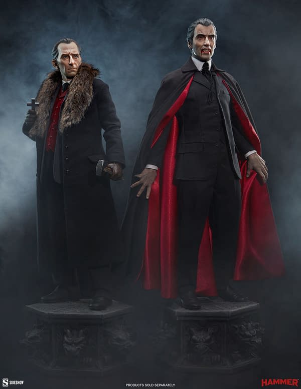 Peter Cushing's Van Helsing Hunts Dracula With Sideshow Collectibles