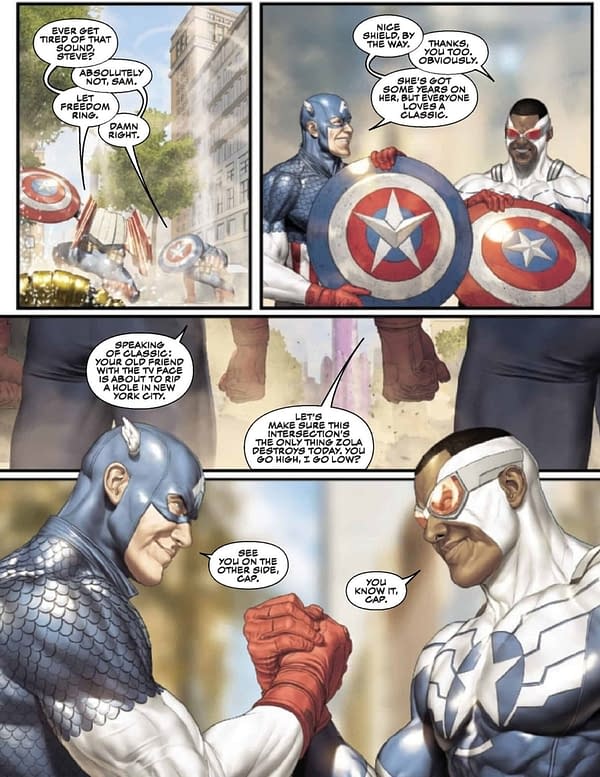Two Captain Americas, Their Destinies Revealed In Captain America #0