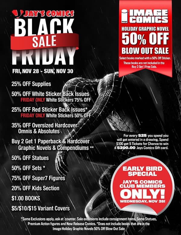 Black Friday Comic Book Stores