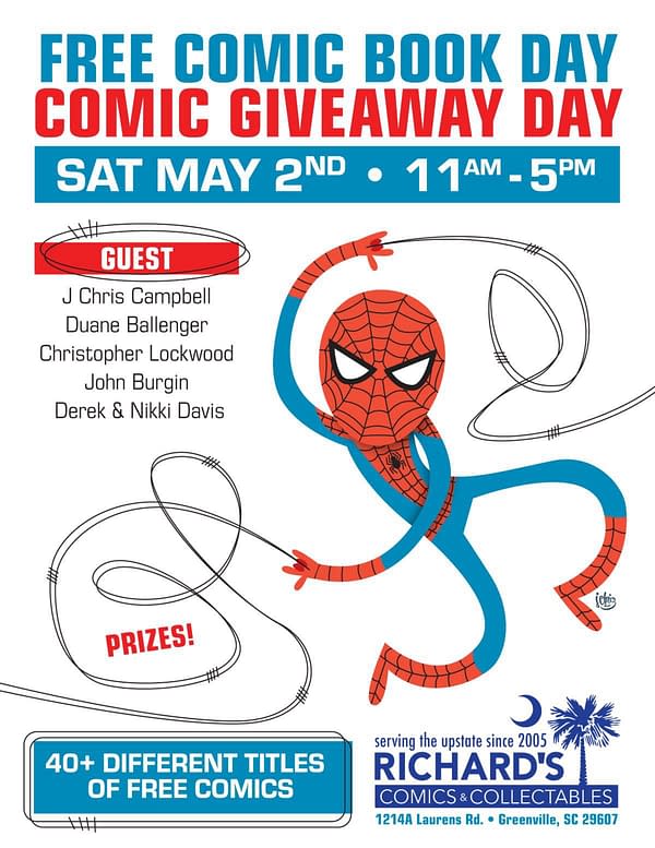 Free Comic Book Day Tomorrow. And Also Comics Giveaway Day