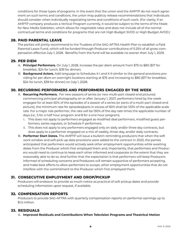 SAG-AFTRA National Board "Decisively" Approves Tentative Agreement