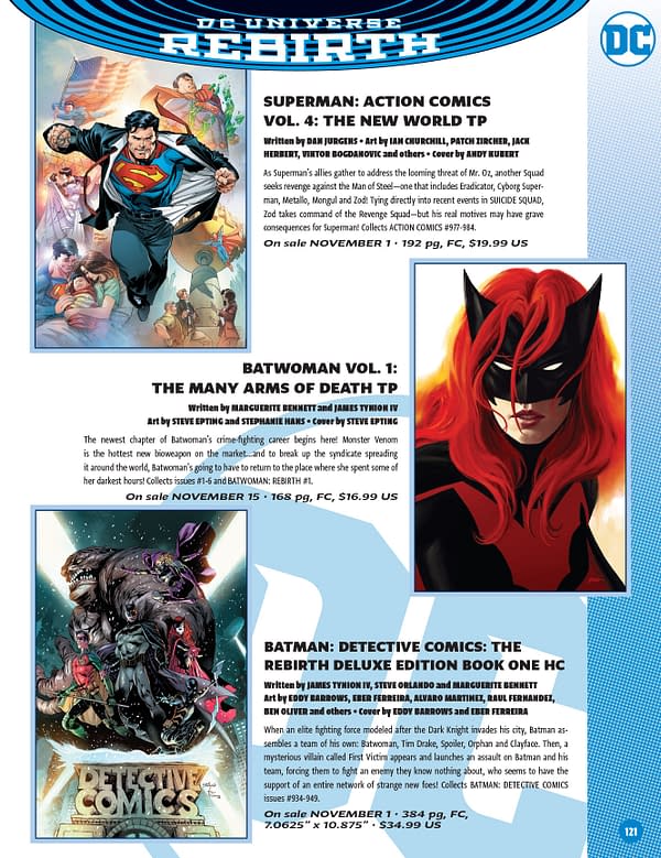 Full DC Comics Solicitations For October 2017, With Olivier Coipel And Bengal Joining Scott Snyder On Batman: Lost