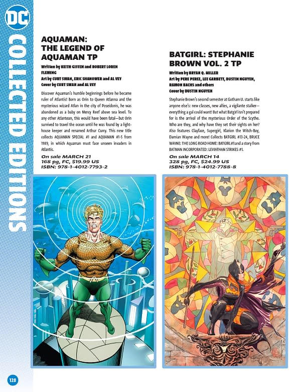 DC Comics Previews Catalogue For February 2018 Solicits
