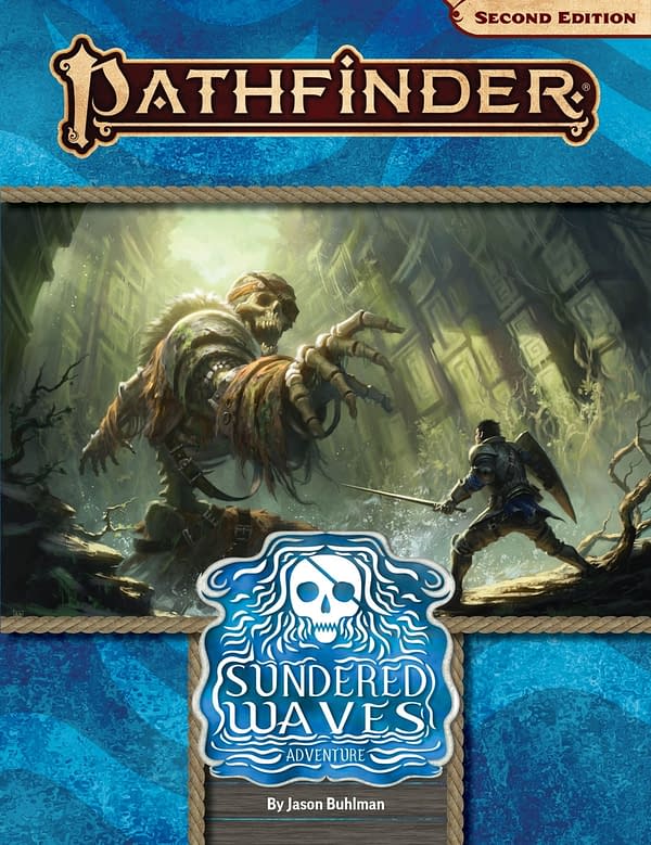 A look at the cover for Sundered Waves, courtesy of Paizo.
