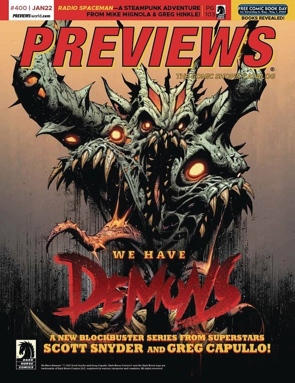 We Have Demons & Astro City On Cover Of Diamond Previews #400
