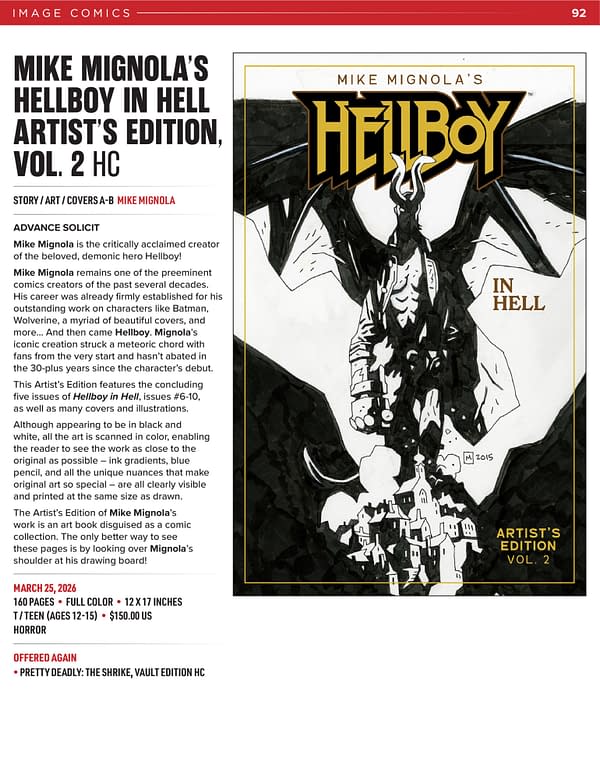Image Comics October 2025 Solicits