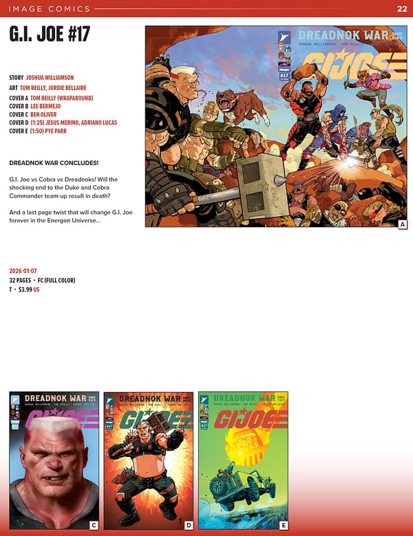 Image Comics January 2026 Full Solicits
